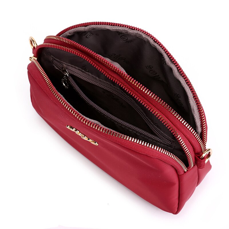Nylon tassen voor luxe handtassen dames stevige waterdichte schoudertas rits zachte draagbare crossbody bolsa feminina