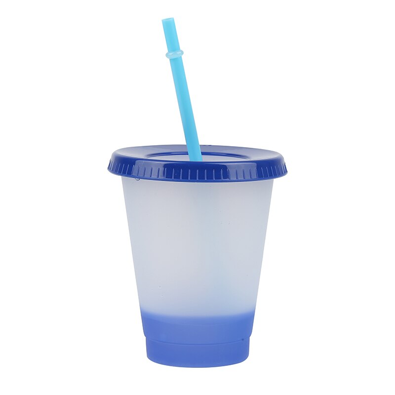 PP Plastic Water Bottle Temperature Color Changing Cold Cup Beautiful Tumblers Color Changing Cold Cups Cold Cup