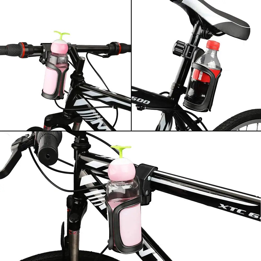Kinderwagen Flessenhouder Fiets Bekerhouder Universele Bekerhouder voor Kinderwagen Fiets Rolstoel Scooter 360 Graden Draaibaar