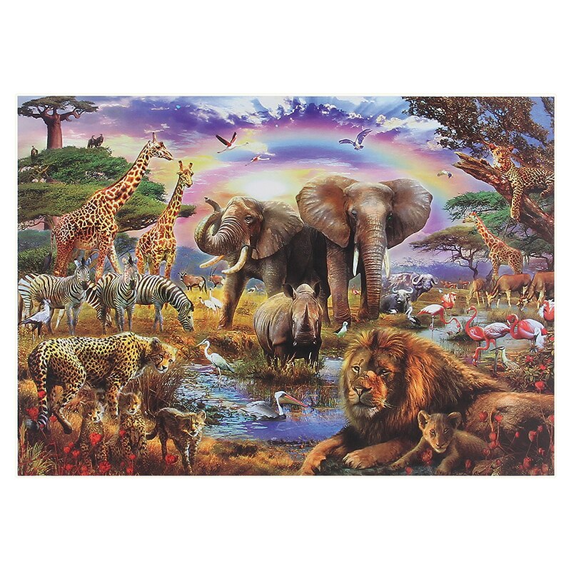 Animal World Puzzle 1000 Pieces Jigsaw Puzzle for Adults Kids