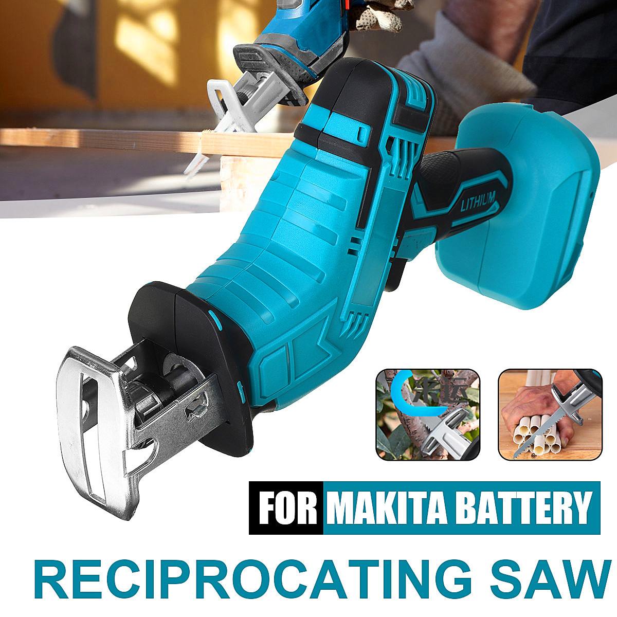 Cordless Reciprocating Saw 3000rpm 18V Portable Electric Saw Metal Wood Cutting Machine for Makita 18V Battery