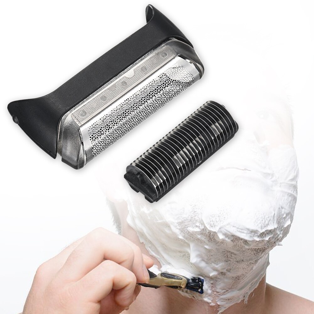 Let at installere dele beskyttende barbering elektrisk rengøring skærmskærer barbermaskine udskiftning hoved film mesh barberfolie til braun 10b