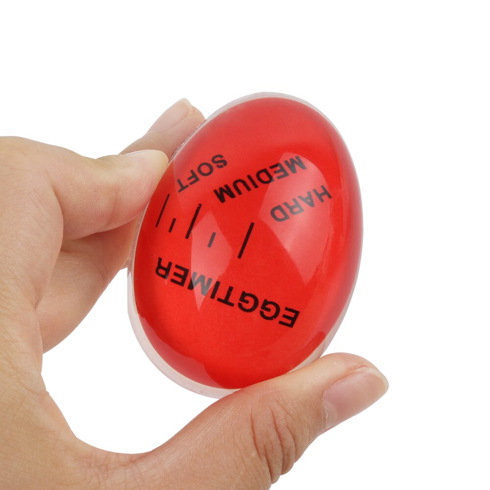 1pc Egg Timer Control Soft Hard Boiled Eggs Cooking Kitchen Resin Egg Timer: Default Title