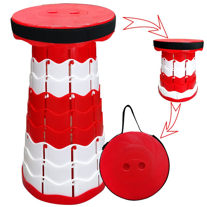 Chaise de pêche ultralégère Portable, tabouret pliable, pour activités en plein air, métro, Train, voyage, pique-nique, Camping: 06