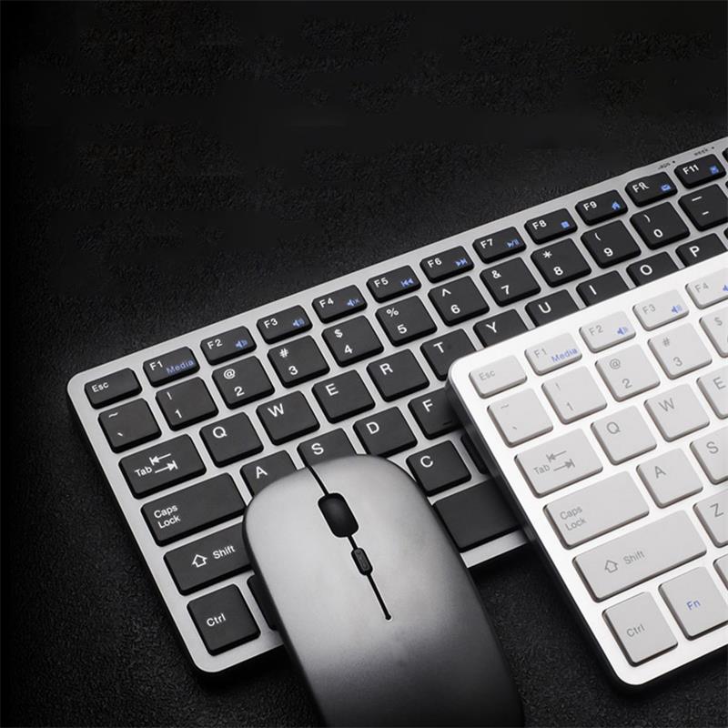 Wireless USB Charging Keyboard and Mouse for iMac Windows Mac Desktop Laptop 1074