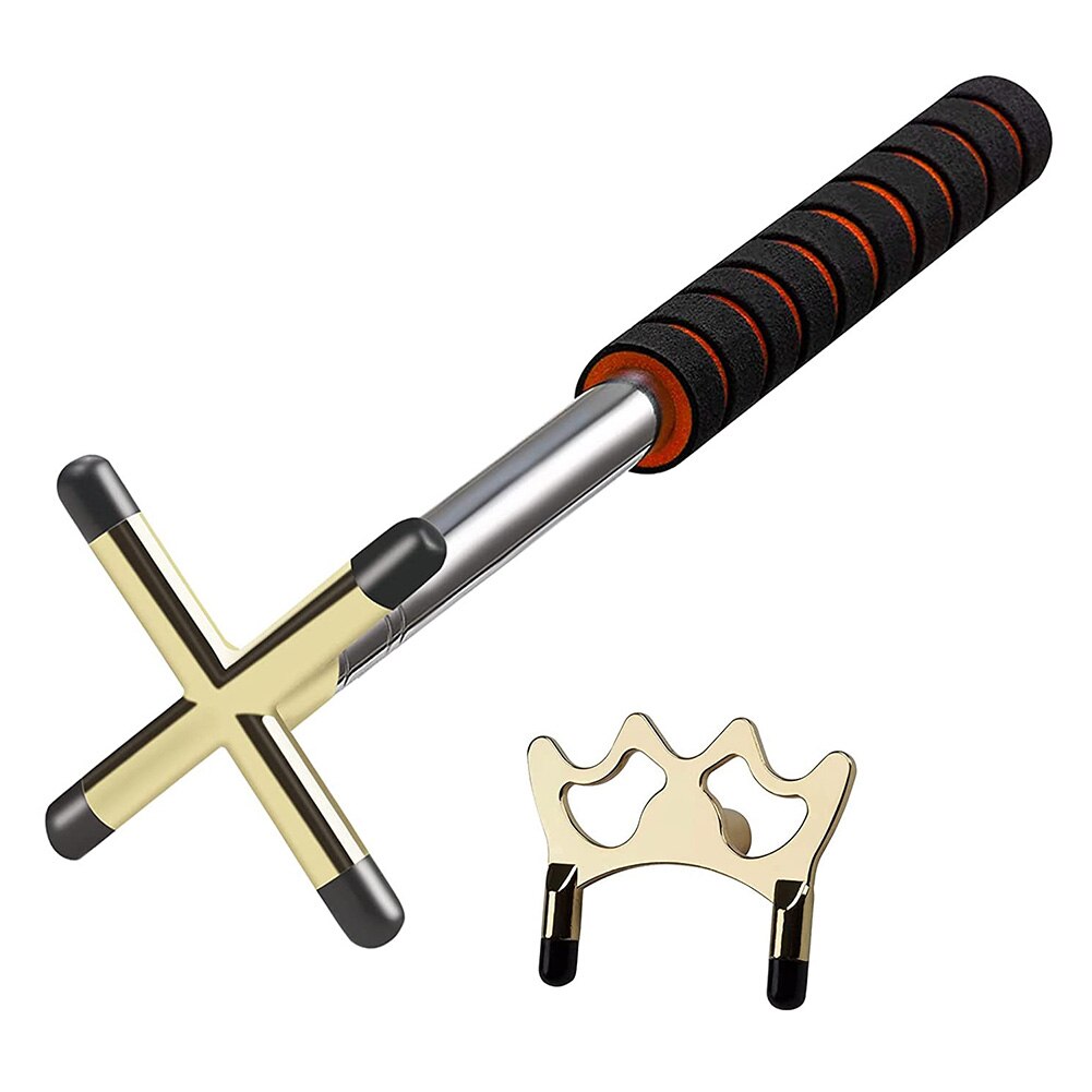 Retractable Billiards Cue Bridge with Replaceable Bridge Head Cross Support Rack Pro Snooker Billiard Accessories