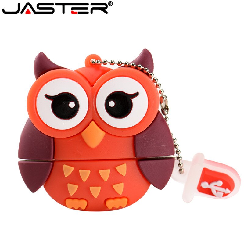 JASTER Cartoon penguin usb flash drive owl pendrive 4gb 8gb 16gb 32gb 64GB fox pendrives usb 2.0 cute animal memory stick