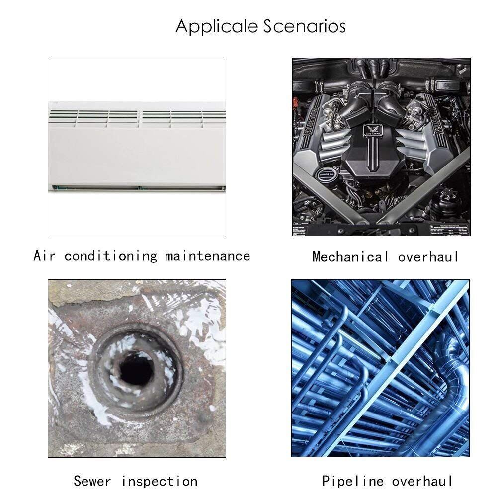 HD 1200 P Wifi Endoskop Kamera 2 m/5 m/10 m Halbstarre Kabel IP68 Wasserdichte Endoskop inspektion Kamera für Android/iOS Telefon