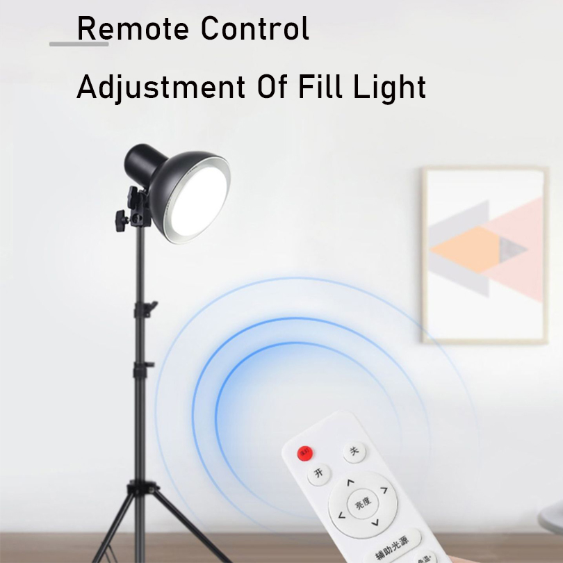 Video Light LED Fill Light Studio Video Light 3200K-5500K Dimmable Bowens Mount Continuous Light Remote Control Video Recording