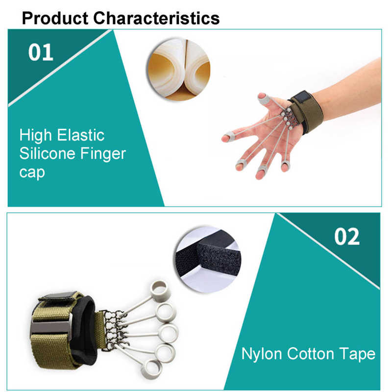 Finger Extensor Exerciser Finger Exercising Trainer Hand Yoga Exerciser for Strength Training Tool