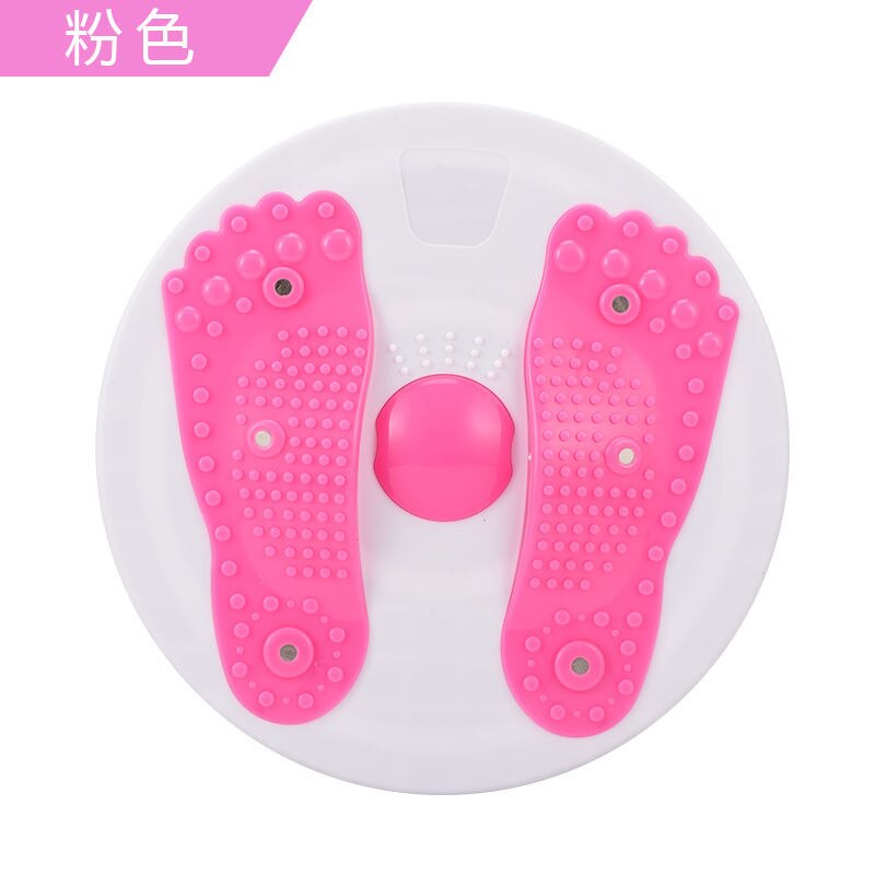 Fitness Waist Twisting Disc Balance Board Fitness Body Building For Sports Magnetic Massage Plate Wobble Waist Twisting Disc: style 2  pink
