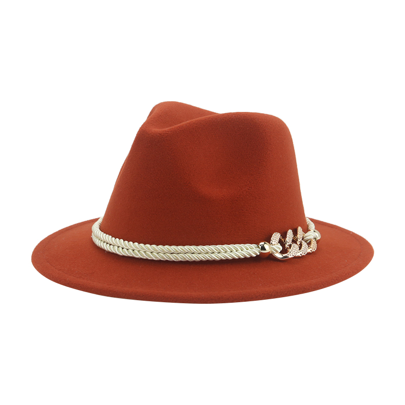 chapeau femme bonnet casquette chapeau homme Chapeau Fedoras pour filles et garçons, taille 52cm, 54cm, couleur unie, petites casquettes Jazz Panama, ceinture, robe formelle d'extérieur,: caramel
