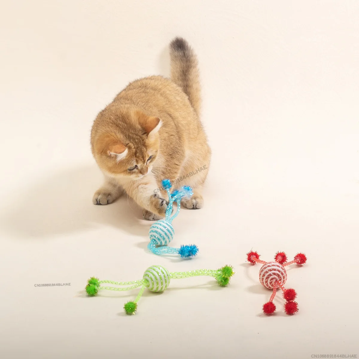 Jouet pour chat, bâtons pour chats, cordes interactives, jouets pour chiens de compagnie, taquin, boule de laine résistante aux morsures, accessoires Gatos