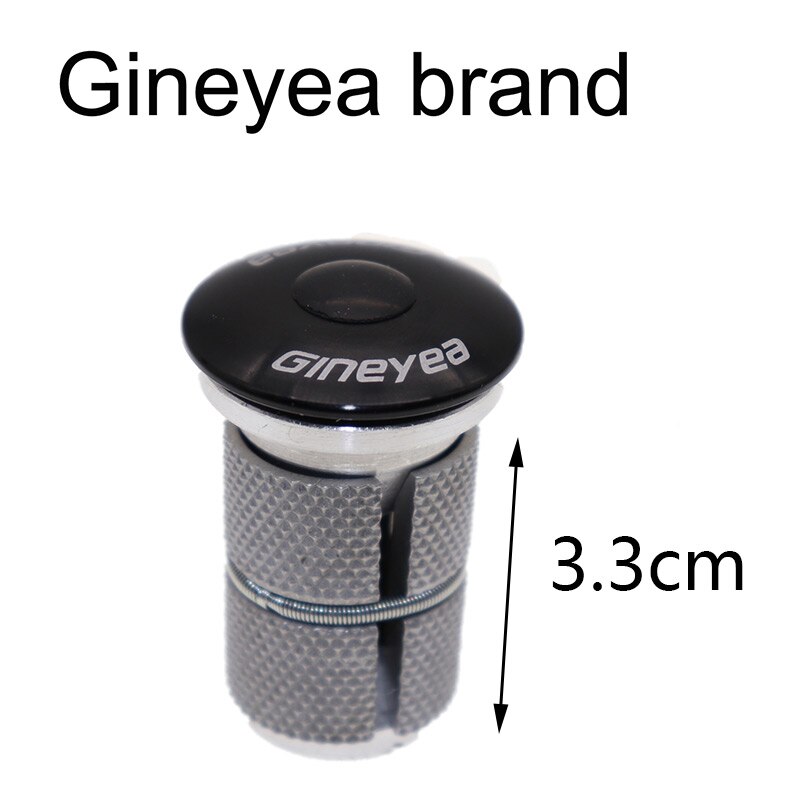 Bike Headset Stem Top Cap Compression plug Nut Compressor Expansion Fork Steerer Carbon Fiber Cover Long Large Size: Gineyea aluminum