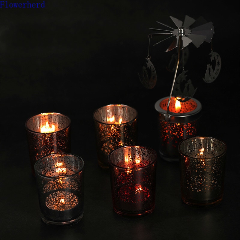 Starry Candle Cup Valentine's Day Romantic Handmade Scented Candle DIY Glass Container Candle Cup Empty Cup Candle Tools