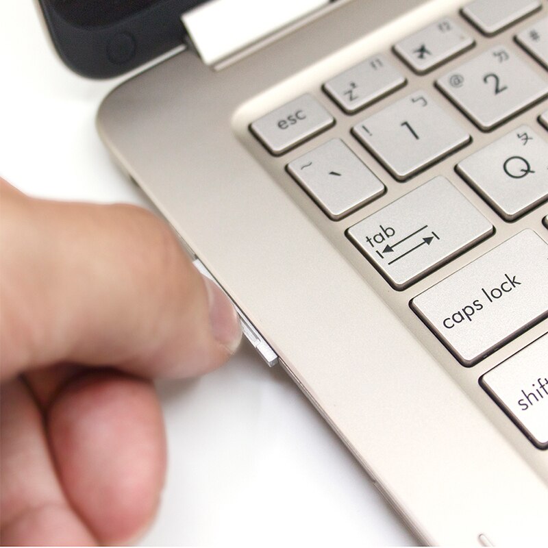 BaseQi-Adaptador de aluminio para ASUS 901A, lector de tarjetas de memoria Flash TF, unidad Micro SD a SD, para ASUS A401L/ASUS U4100