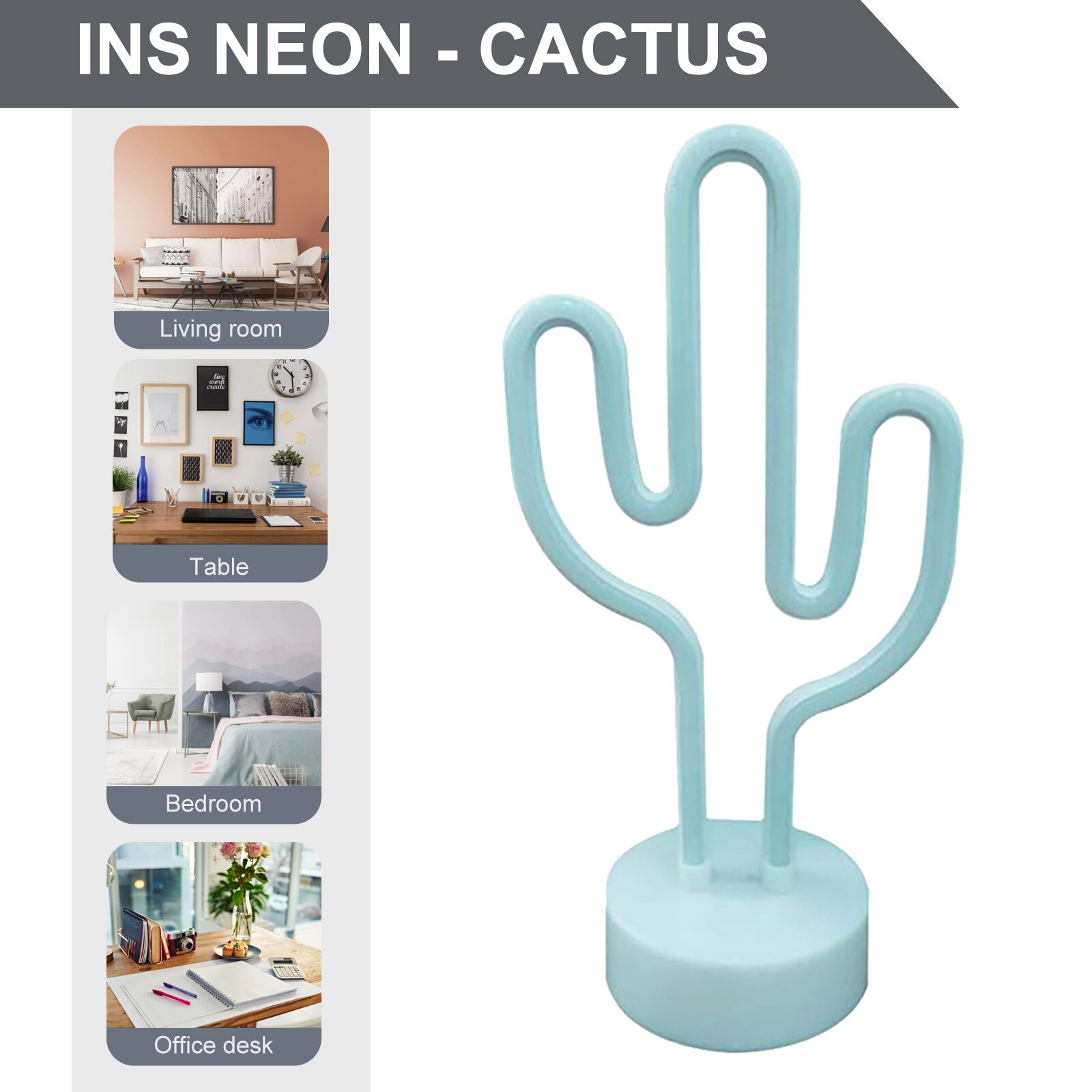 Kaktus Zeichen Neon- Lampe Lichter LED Nacht Licht Dekor Lampen für freundlicher Baby Geburtstag Schlafzimmer Haushalt Ornament