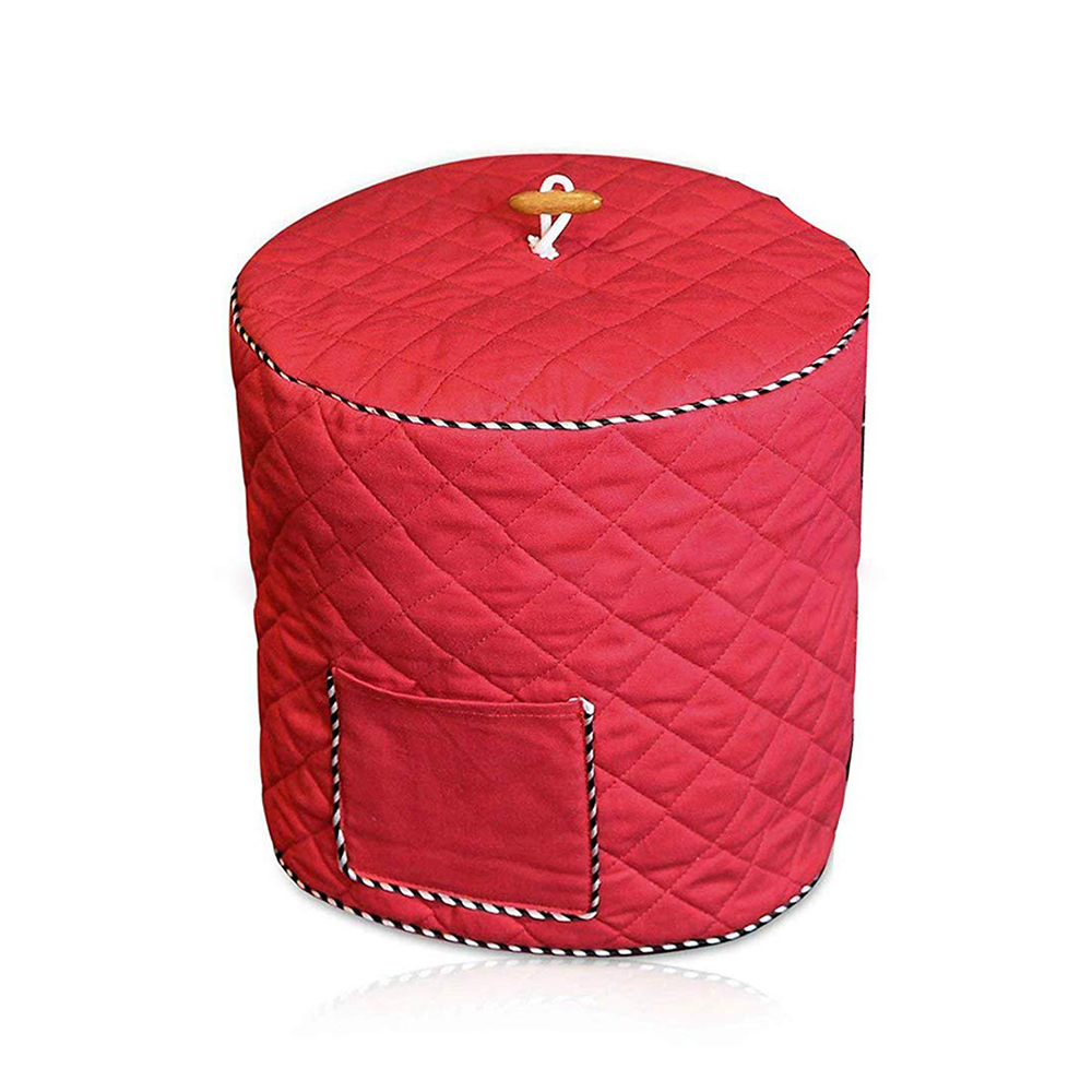 6/8QT Stofkap Instant Pot Elektrische Snelkookpan Grote Capaciteit Accessoires Waterdichte Rood Zwart Praktische Dirt-slip: Red 6QT