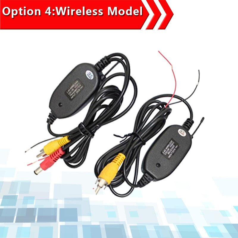 Koorinwoo Ultra HD Intelligent LCD Digital Monitor Device Screen Wireless IR Lights IP68 Spy Parking Protector Rear View Camera: Option 4
