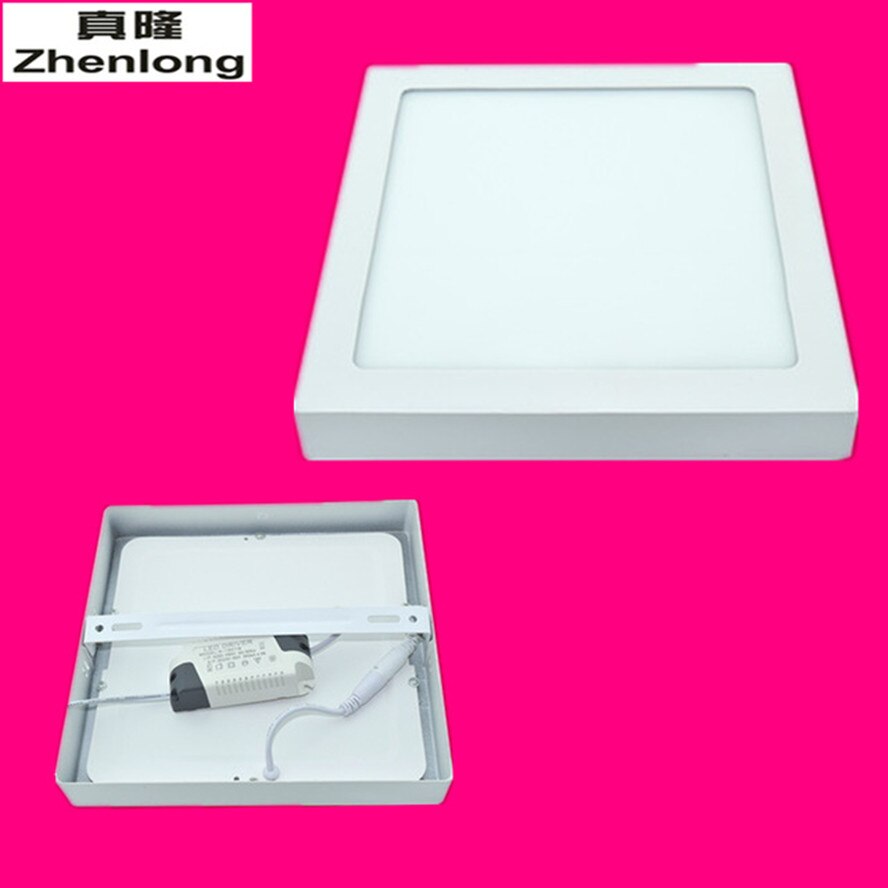 6 W/12 W/18 W/24 W Vierkante Led-paneel Licht Opbouw Led plafond Downlight AC85-265V Geen snijden LED Plafondlamp + LED Driver
