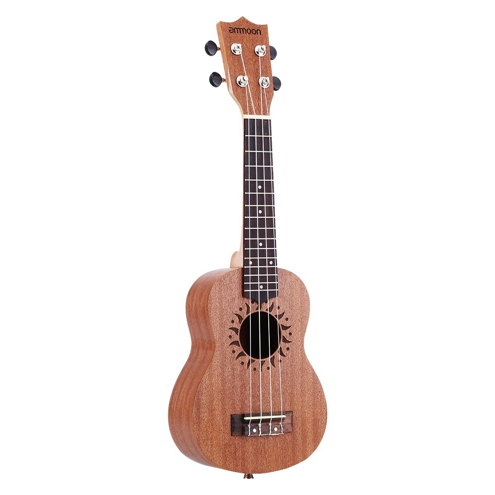 ammoon 21 "Ukulele Sapele Akoestische Ukelele 15 Fret 4 Strings GuitarStringed Muziekinstrument: style 3