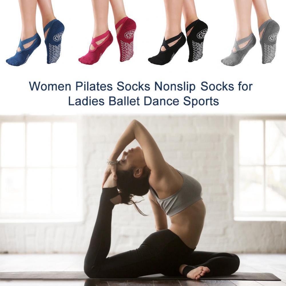 1 paar Frauen Bandage Yoga Socken Silikon Pilates Ballett Socken Fitness Anti-Unterhose Gedruckt Sport Socke Gute Griff Für mädchen