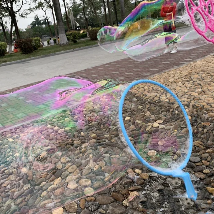 Bubble Machine Blowing Bubble Tool Soap Bubble Maker Blower Set Big Bubble Dish Outdoor Funny Toys For Children Bubble Wand