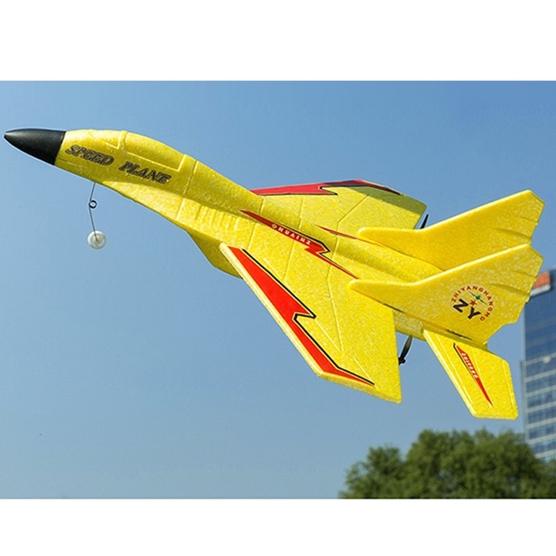 Cool RC Fight Fixed Wing RC Airplane MIG-530 2.4G Remote Control Aircraft RC Plane Christmas ,Blue