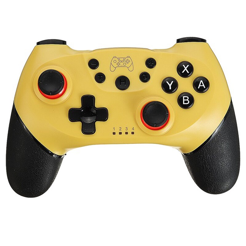 Bluetooth bezprzewodowe sterowanie USB dla Nintendo przełącznik sterowanie Gamepad Joystick Pad do grania PC Command Mando Pro wyzwalacz gier: Yellow