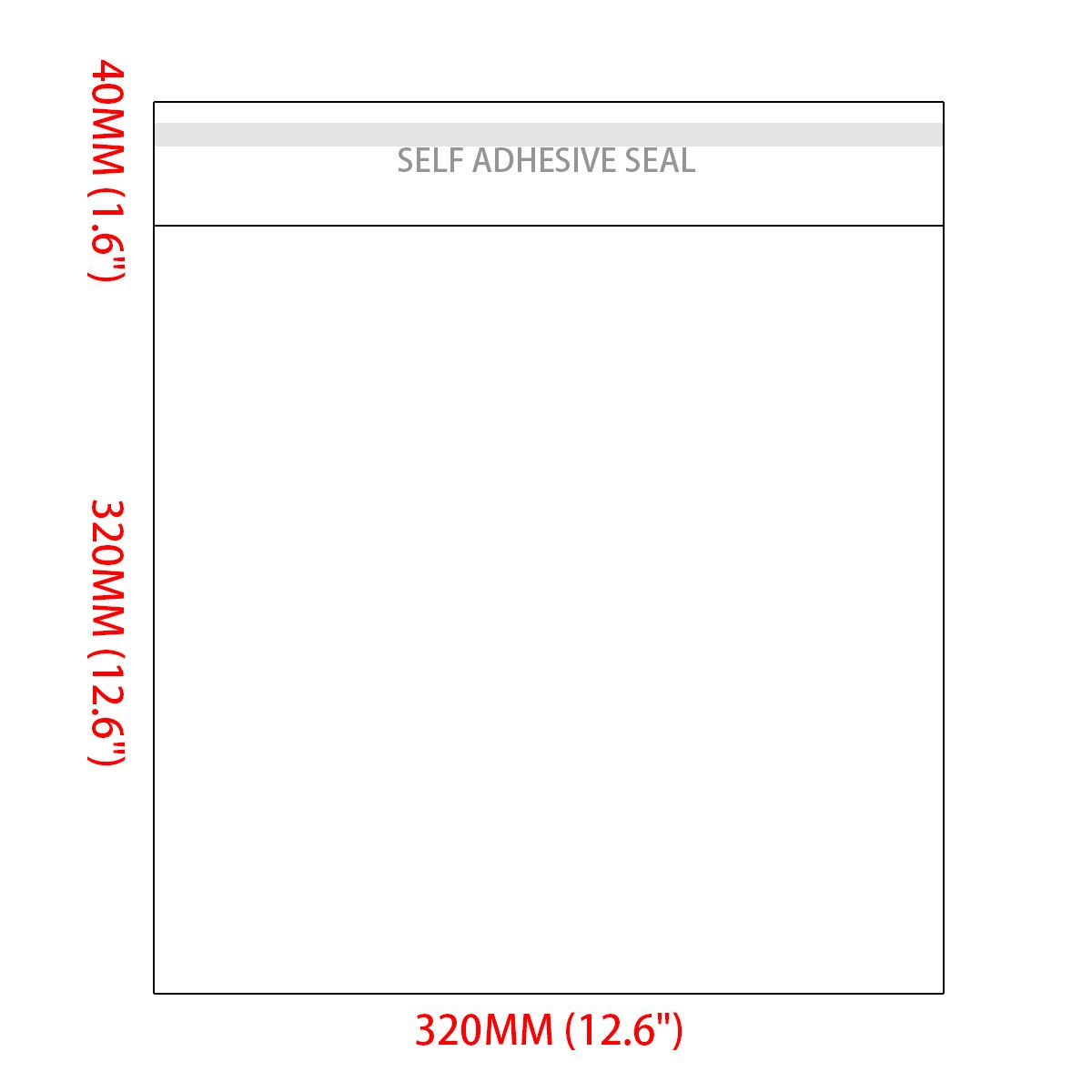 100Pcs 12inch Outer vinyl Record Protecter record sleeves plastic Clear Cover Container LP Anti-fingerprint/dust waterproof