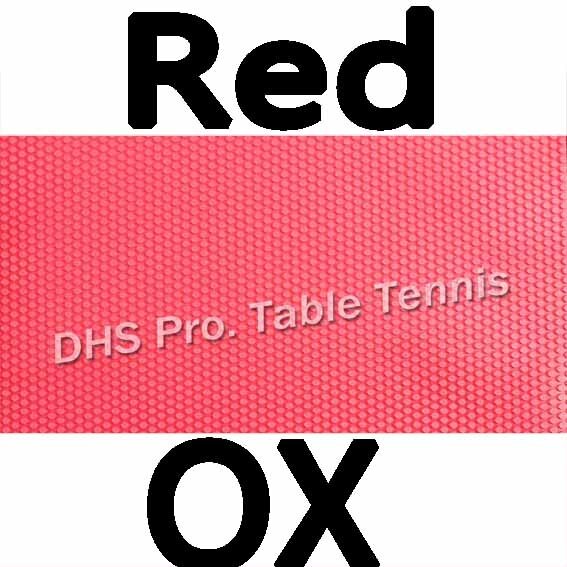 Milky Way / Galaxy YINHE Uranus Poly Short pips out table tennis rubber without sponge, top sheet, OX: Red