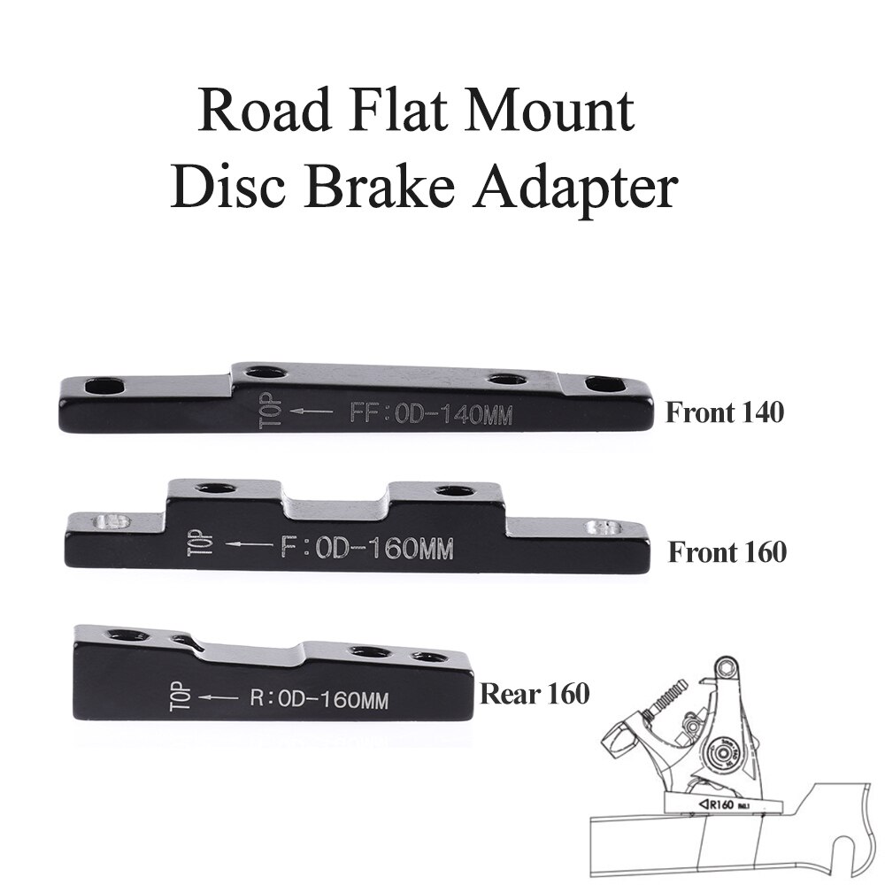 NUTT – adaptateur de frein à disque 140/160/180/203mm, pour montage sur Rotor PM, vis de conversion avant/arrière en alliage pour vtt et vélo