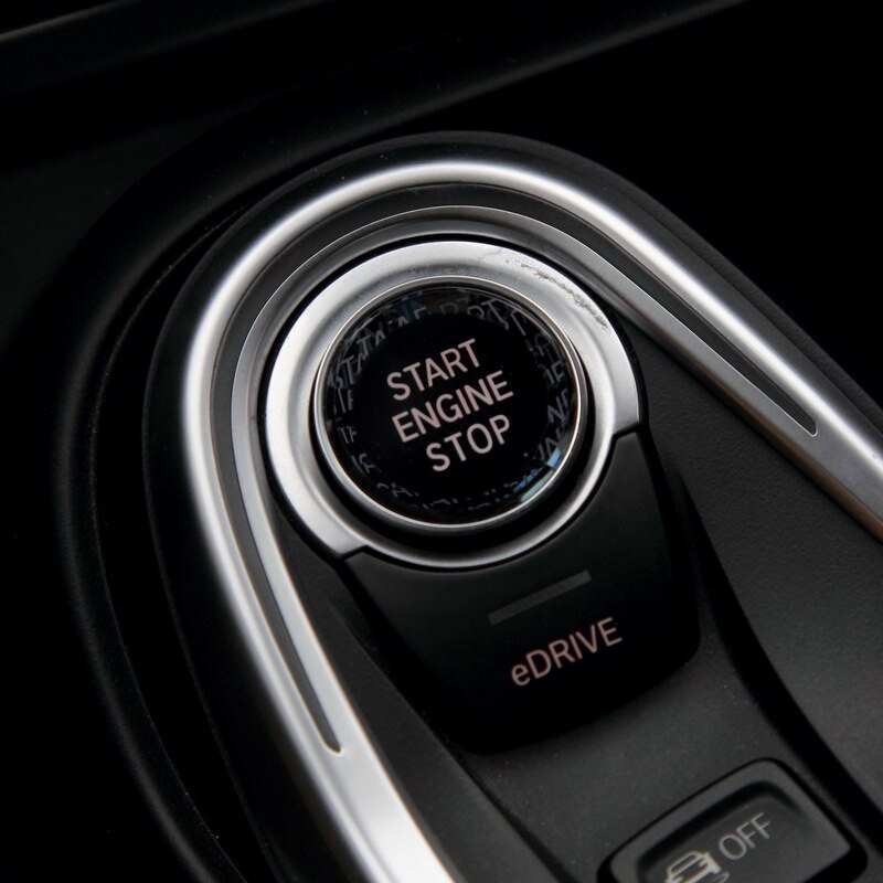 For MGU Three X3 X5 Series Car crystal push start stop engine button sticker Accessories Knob Manual Controller