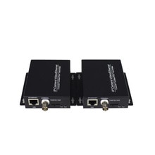 One Pair Ethernet IP Extender Over Coax HD Network Kit EoC Coaxial Cable Transmission Extender for Security CCTV Cameras