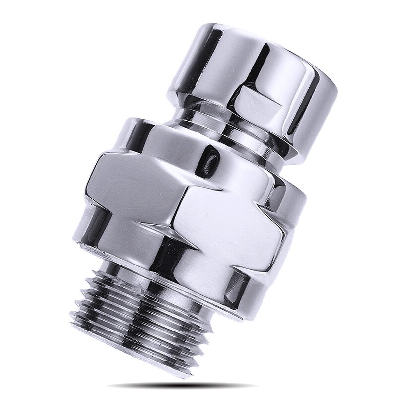 G 1/2 standard in ottone con snodo sferico soffione doccia orientabile angolo regolabile per bagno doccia doccia adattatore girevole hardware comune