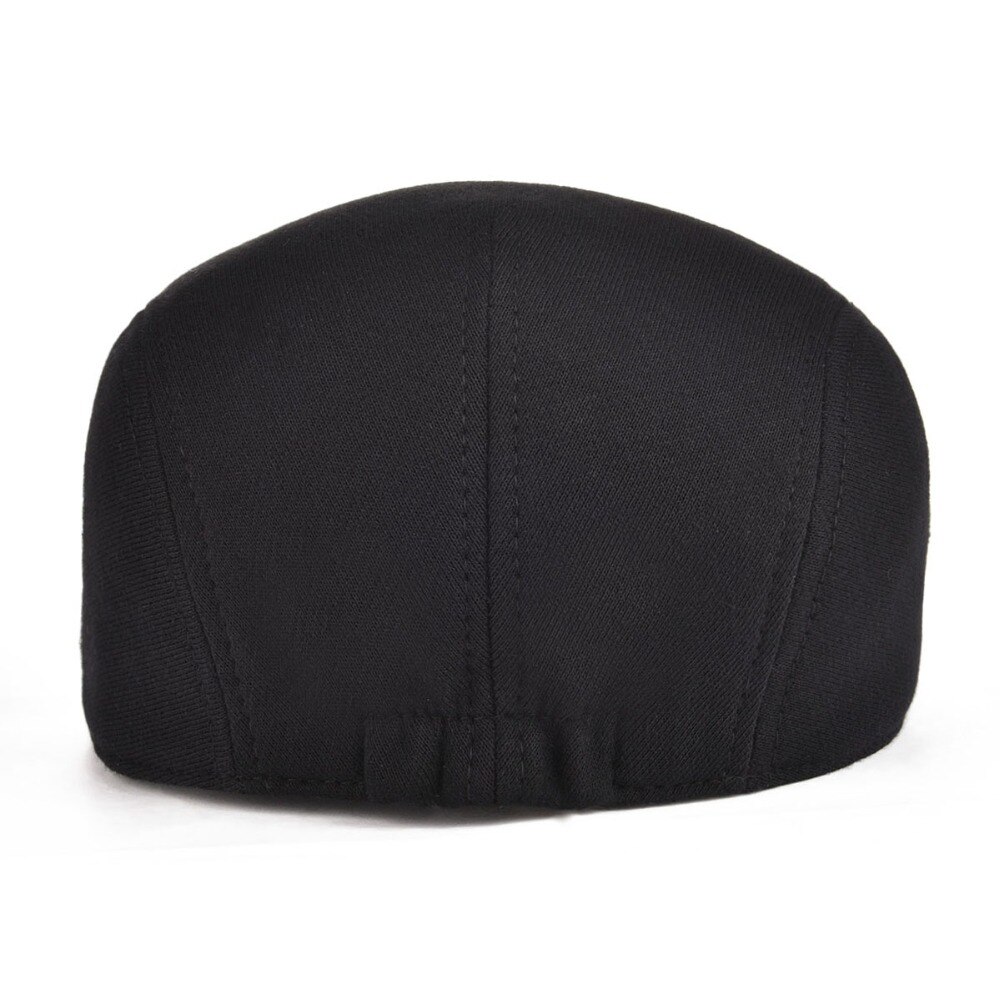 VOBOOM – casquette plate en coton pour homme et femme, chapeau de chauffeur de taxi, Vintage, doux, décontracté, boulanger, livreur de journaux
