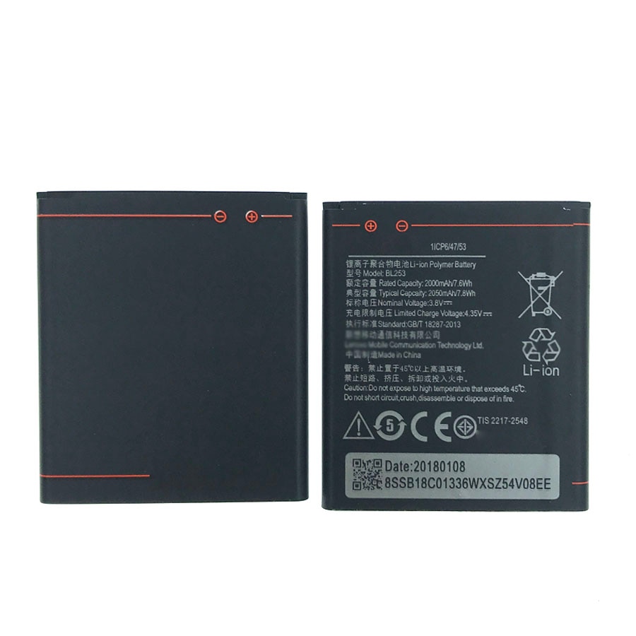 2050Mah Batterij Forlenovo A2016a40 A2016 Telefoon Batterij + Volgnummer 2050Mah