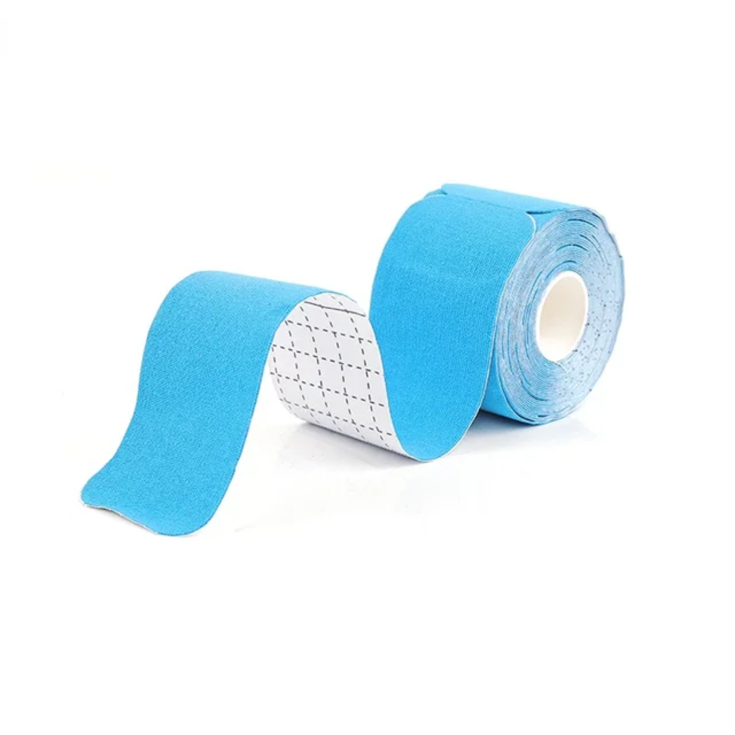 Cinta de kinesiología precortada de 5cm x 5m, cinta elástica de recuperación atlética, rodilleras para aliviar el dolor muscular, Protector deportivo para Fitness: Azul