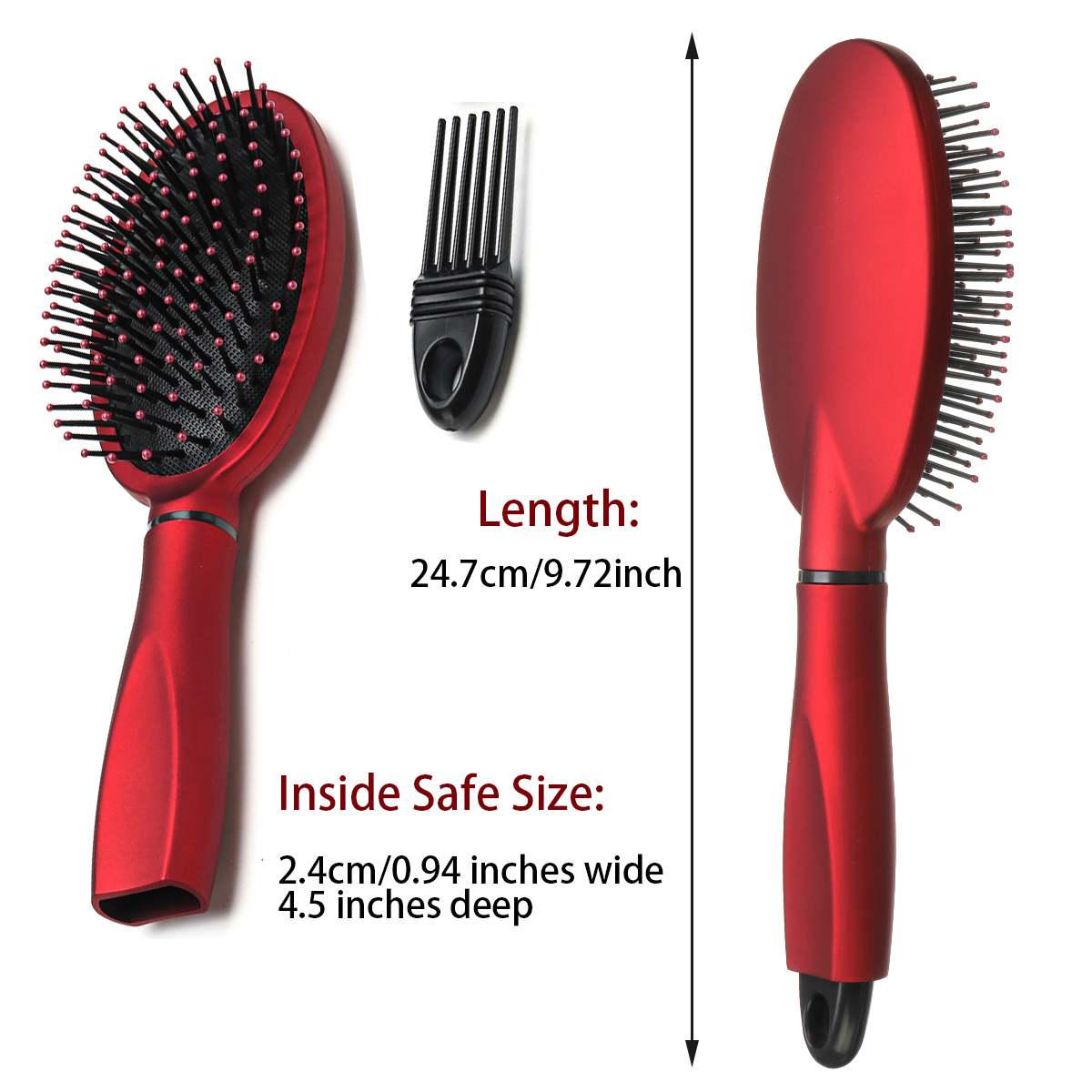 Hair Comb Hair Brush Safe Stash Can Diversion Can Secret Container Stash Safe Box Multi-function Safe Home Secret Box