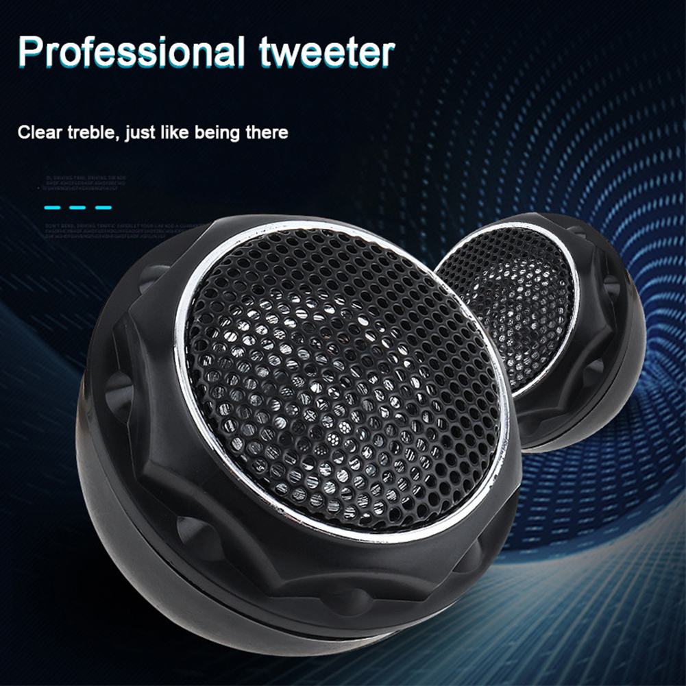 Altavoz cruzado integrado sin campo magnético, Tweeter de domo eficiente para todos los sistemas de Audio de coche, Mini Tweeter de domo de Audio, 1 par