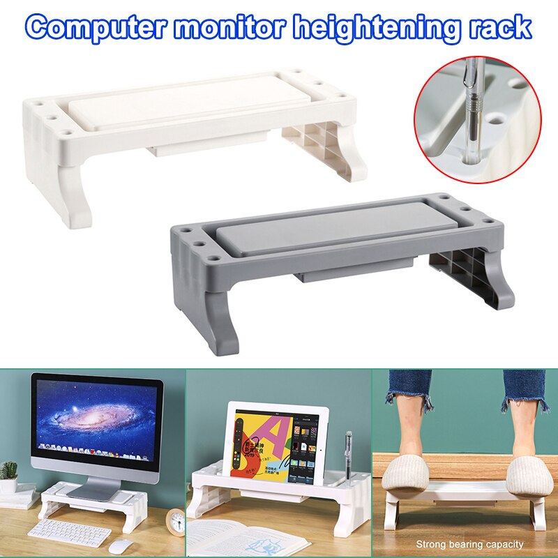 Ablage für tv-bildschirme, computermonitorständer, organizer für homeoffice, tablet-halterung, tablet-zubehör