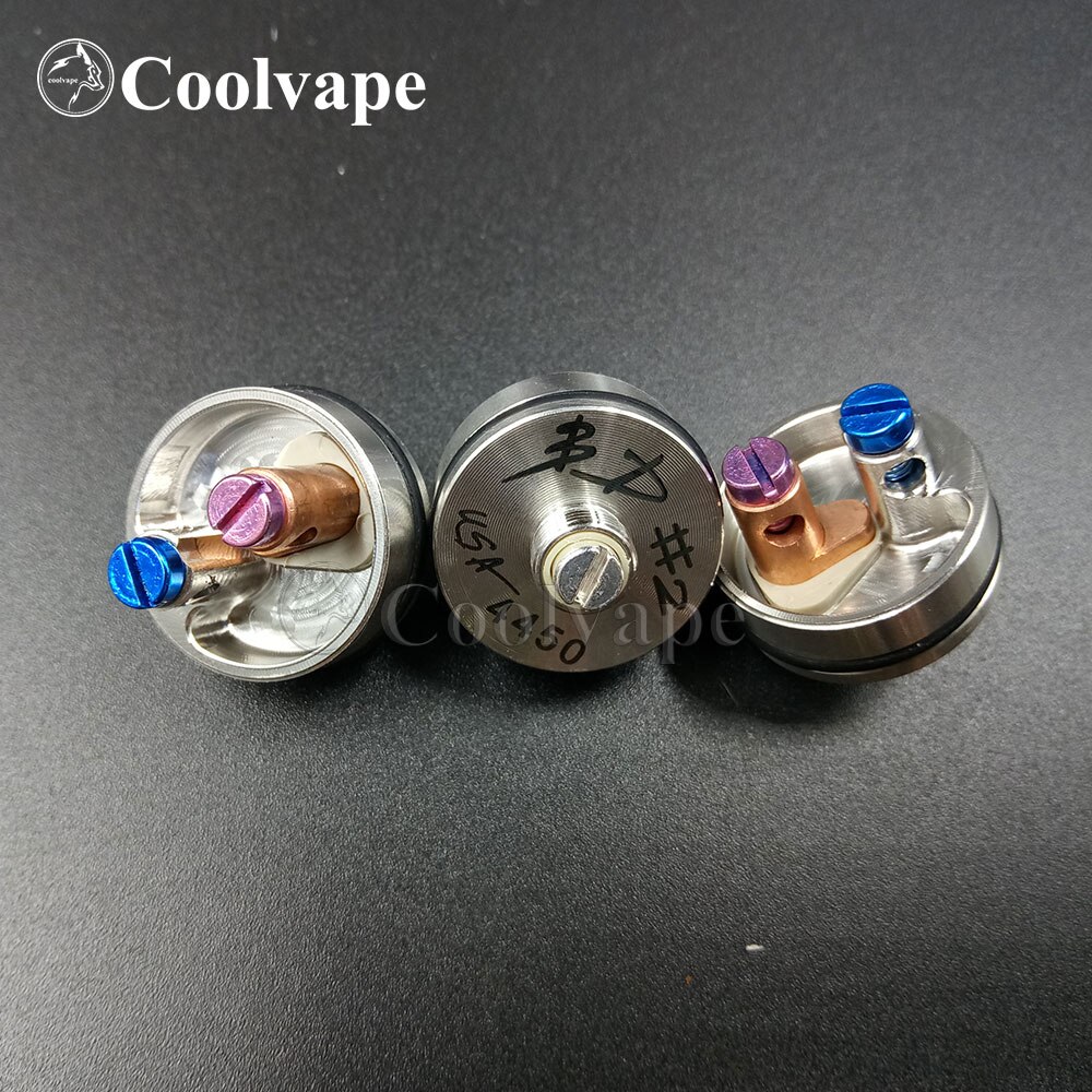 coolvape Comp Lyfe rda 24mm brass red copper material e-Cigarette Atomizer Tank Atomizer rda