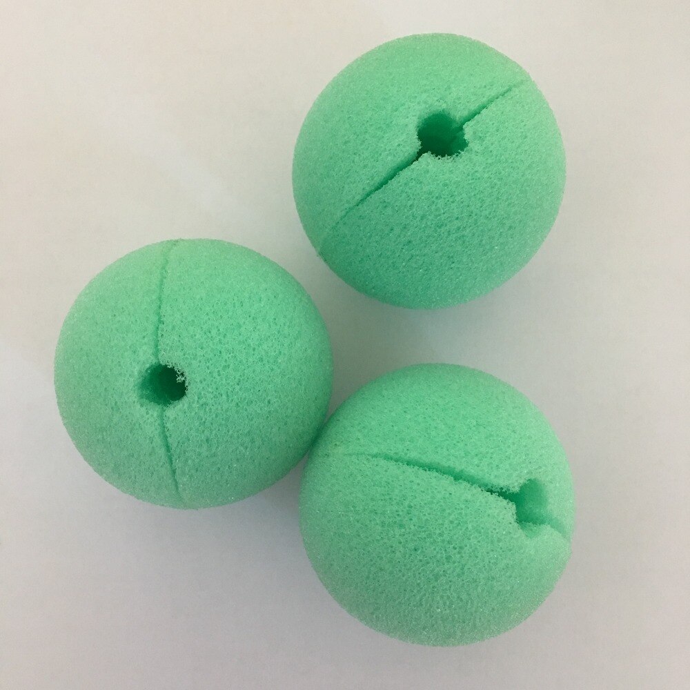 10Pcs Green Ball Schwamm Clown Nase für Party Hochzeit Dekoration Weihnachten Halloween Kostüm Magie Kleid Zubehör