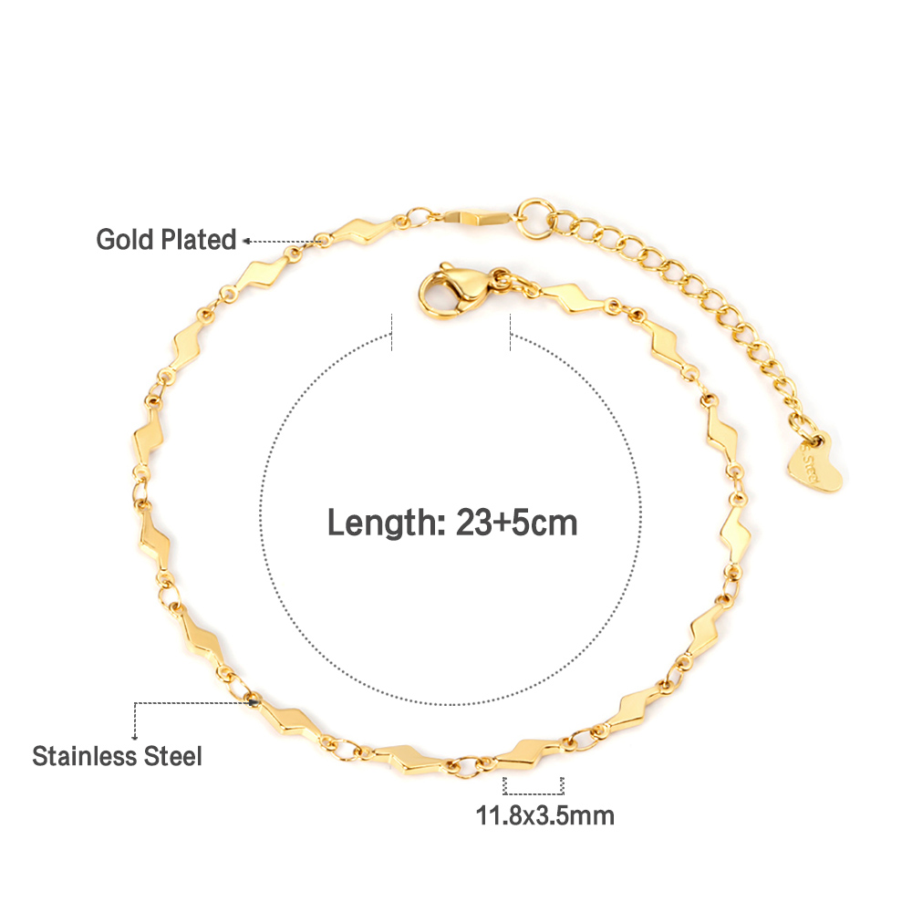 Simple Gold Color Stainless Steel Anklets Bracelets Women Tassel Starfish Leg Chain Heart Tag Foot Jewelry Summer Accessories: Antique Silver Plated