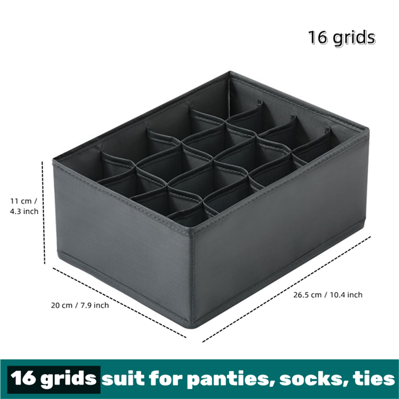 Lade Ondergoed Sokken Beha Opbergdoos Kleding Organizer Ondergoed Tas Huishoudelijke Garderobe Box Kast Lade Organizer: WHITE