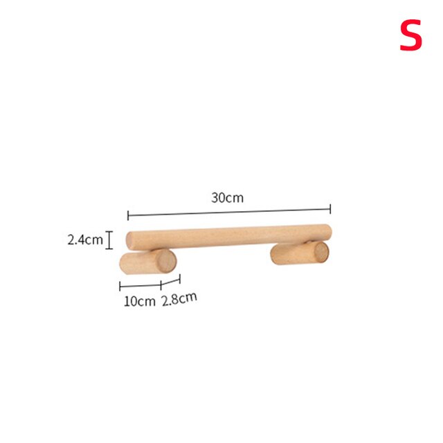 Japanese style wood single-bar towel rack bathroom... – Vicedeal