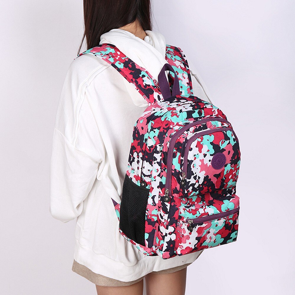 ACEPERCH Casual Laptop Backpack Women Travel Bags Multifunction Rucksack Waterproof Nylon School Backpacks For Teenagers