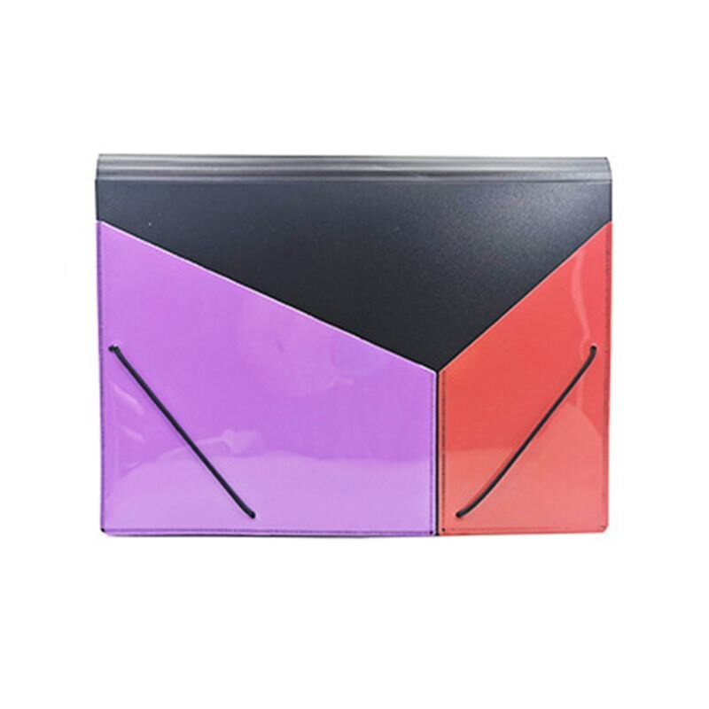 A4 Expanding Multi-layer File Folder Document Organizer 13 Pockets Accordion Bag for Documents Office Supplies: 3