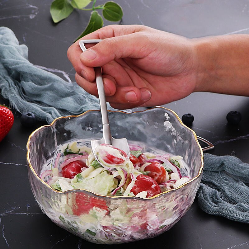 Stainless Steel Iron Teaspoon Watermelon Scoop Net Red Dessert Ice Cream Scoop Household Coffee Spoon Tableware