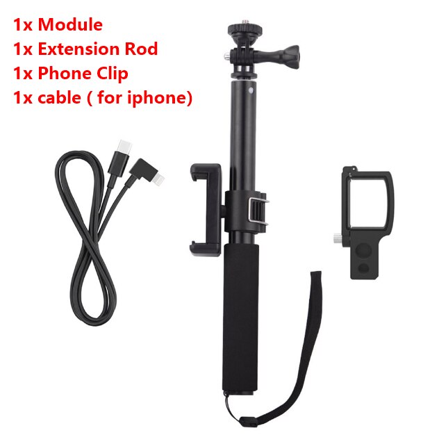 Telefon Montieren Modul Verlängerung Pol Stange Selfie Stock für FIMI Palme Tasche Gimbal Stabilisator Kabel für Typ-c IOS Android Zubehör: Pro iphone